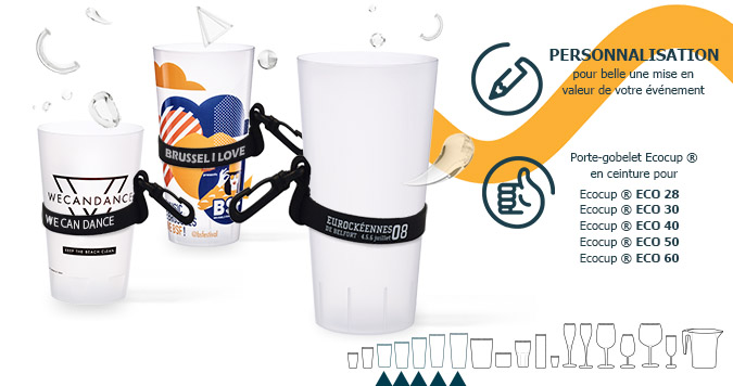 porte verre personnalisé pour gobelet et Ecocup