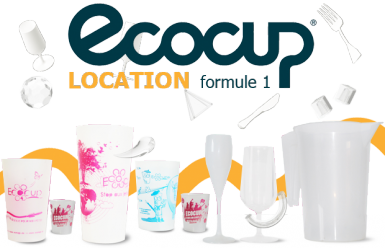 location Ecocup formule 1